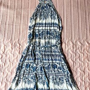 Tie Waist Maxi Dress from LOFT